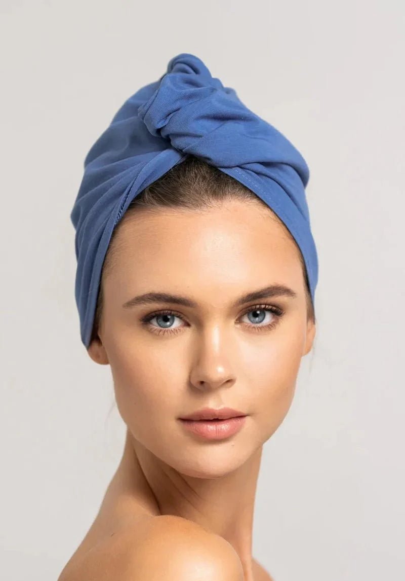 Bambus Haar Handtuch | Blau Model