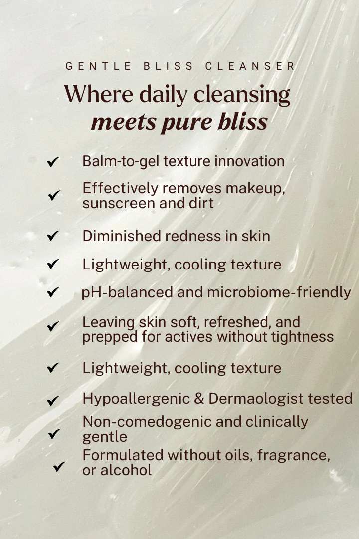 Exosomes | Gentle Bliss Gel Cleanser - Benefits Liste