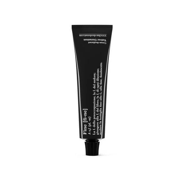 Fine natürliches Deo Tube ohne Aluminium Vetiver Geranium 40g