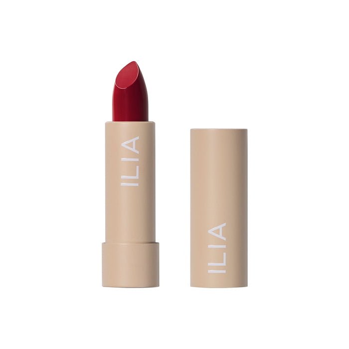 ILIA Color Block Lipstick True Red – klassisches kühles Rot