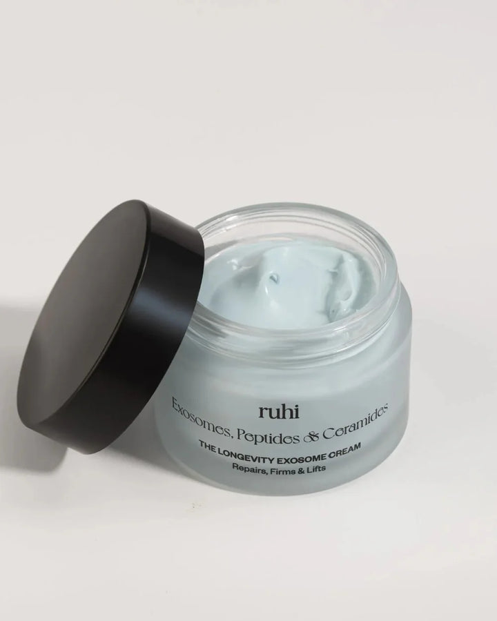 The Longevity Exosome Cream von ruhi - Produkt geöffnet