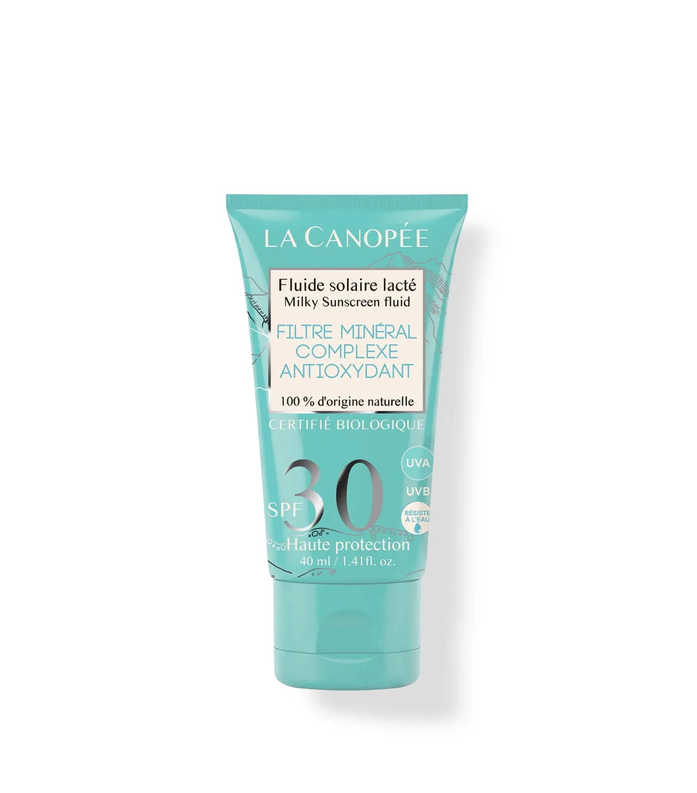 La Canopée Milky Sunscreen Fluid SPF30 - Reisegröße 40 ml