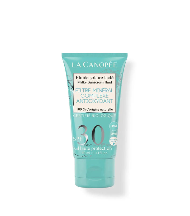 La Canopée Milky Sunscreen Fluid SPF30 - Reisegröße 40 ml