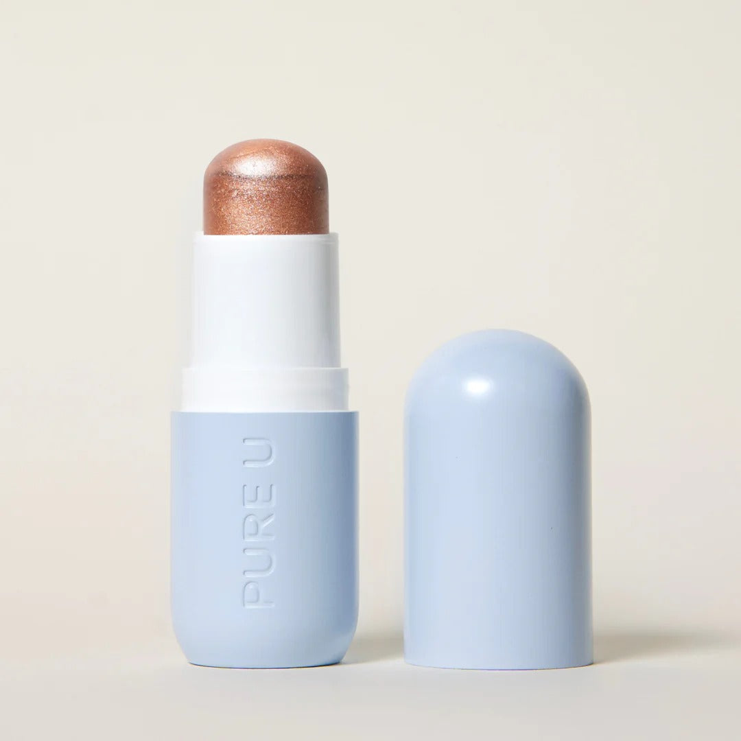 Radiant Tan Highlighter Balm von Pure U - gold-bronze veganer Highlighter 5g