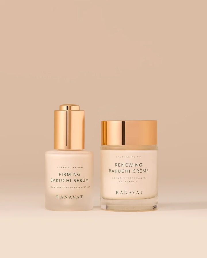 Bakuchi Serum und Creme als Anti-Aging-Duo