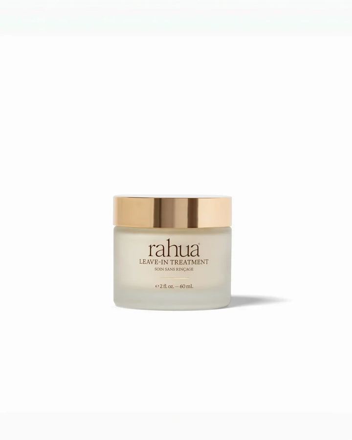 Rahua Leave-In Treatment auf hellblauem Hintegrund
