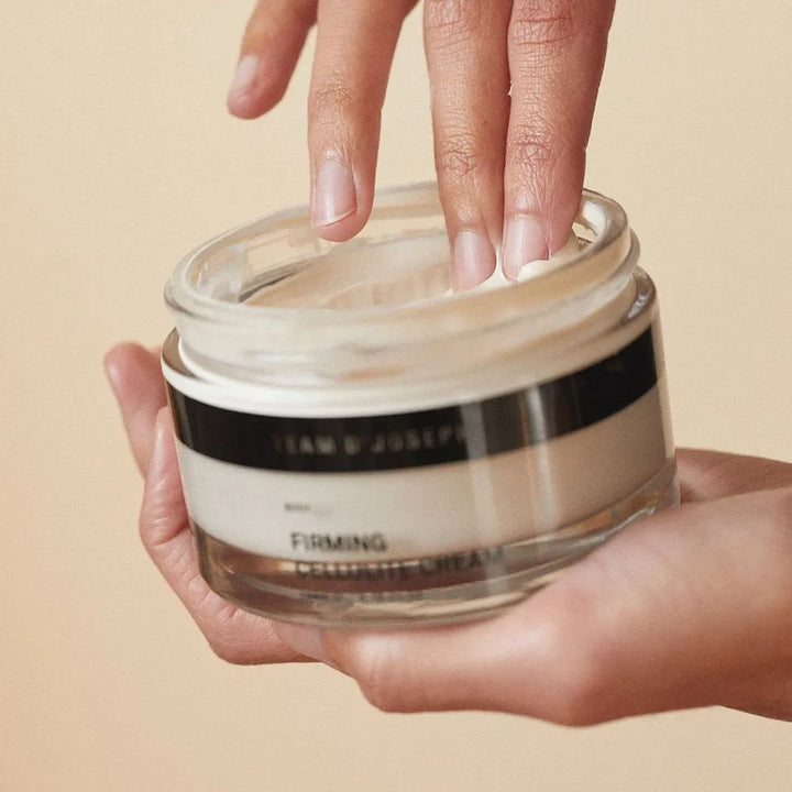 Firming Cellulite Cream von Team Dr Joseph - Produkt geöffnet, Textur