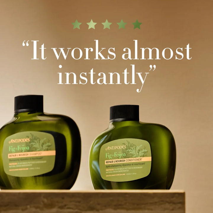 Antipodes Fig + Feijoa Repair & Nourish Shampoo und Conditioner im Set