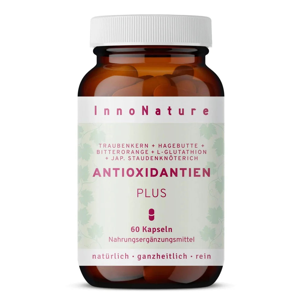 InnoNature Antioxidantien Plus Kapseln Produktflasche