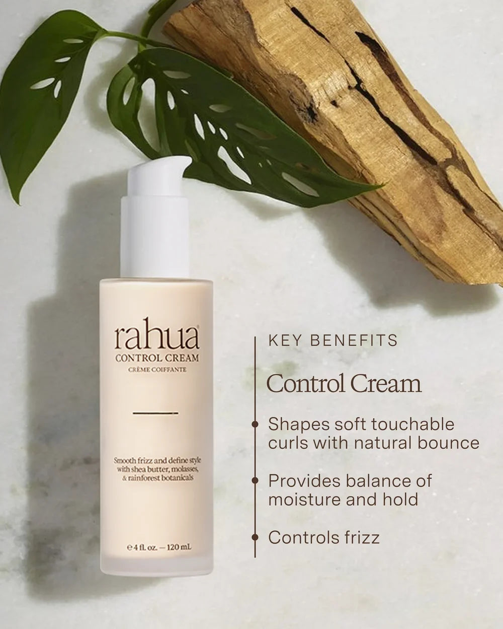 Rahua Control Cream Curl Styler mit Palo Santo und botanischen Inhaltsstoffen