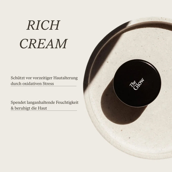 The Glow Rich Cream für langanhaltende Feuchtigkeit