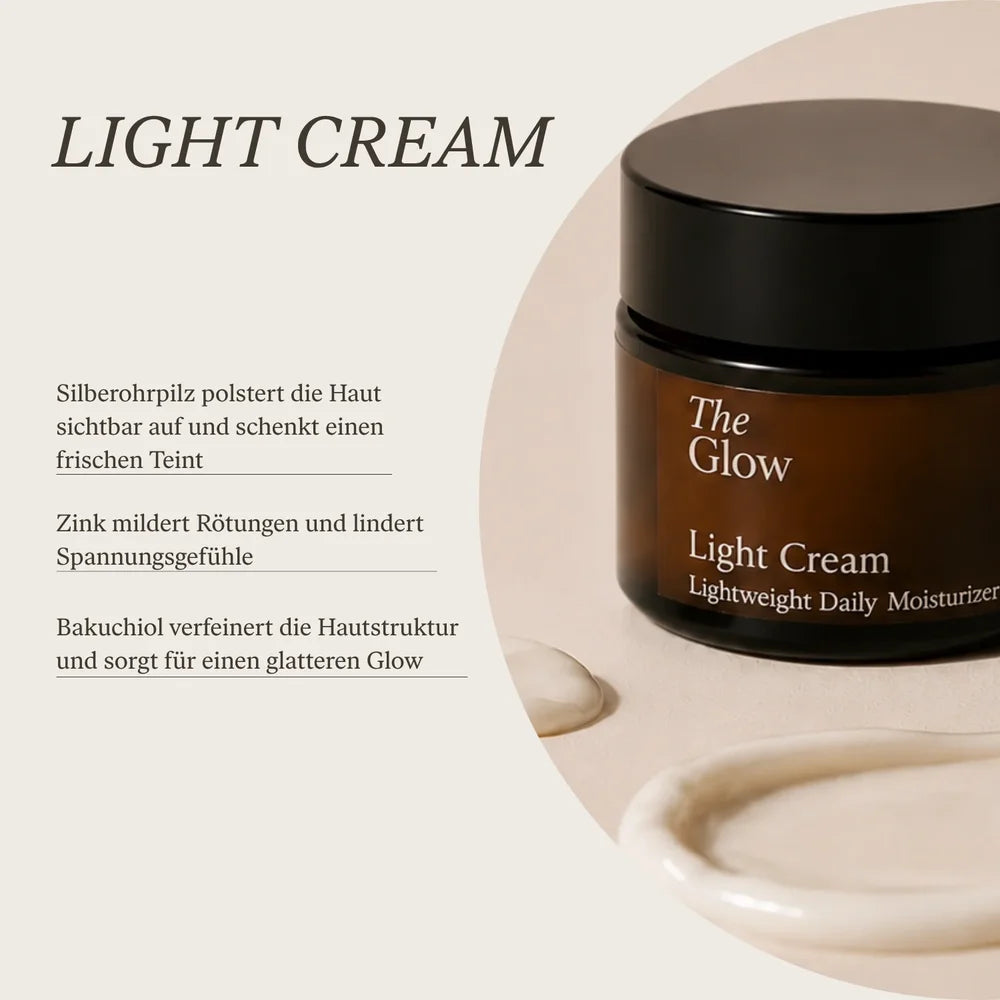 Light Cream von The Glow - Wirkstoffe