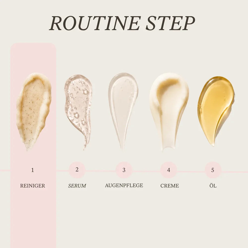 The Glow Cleansing Cream - Routine Anleitung