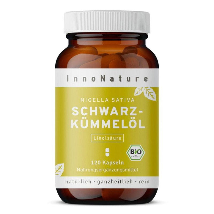 Innonature Bio Schwarzkümmelöl Kapseln - Freisteller