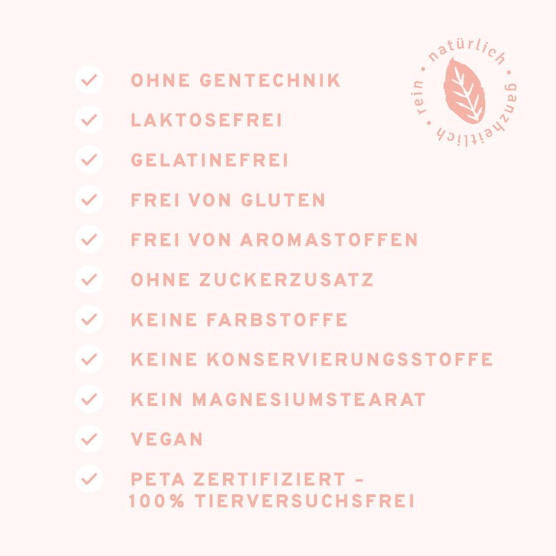 Haut-Haare-Nägel Kapseln Eigenschaften