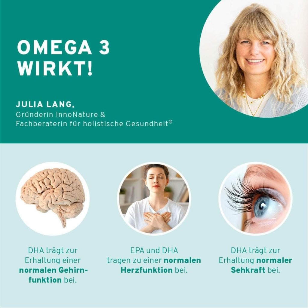 Omega 3 2:1 DHA/EPA 60 Kapseln 50,4 g - Blanda Beauty