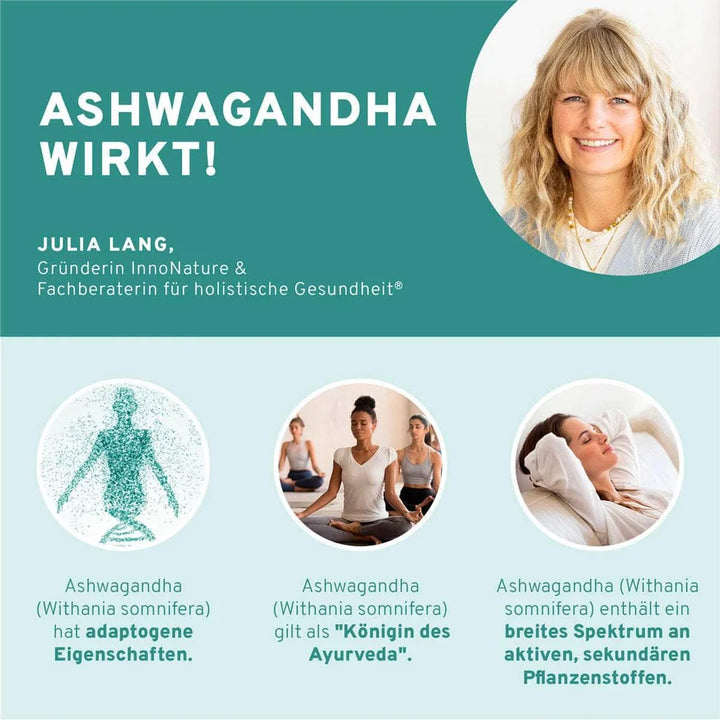 Ashwagandha Wurzel Extrakt Tropfen von InnoNature - Hintergrundinformationen zu Ashwagandha