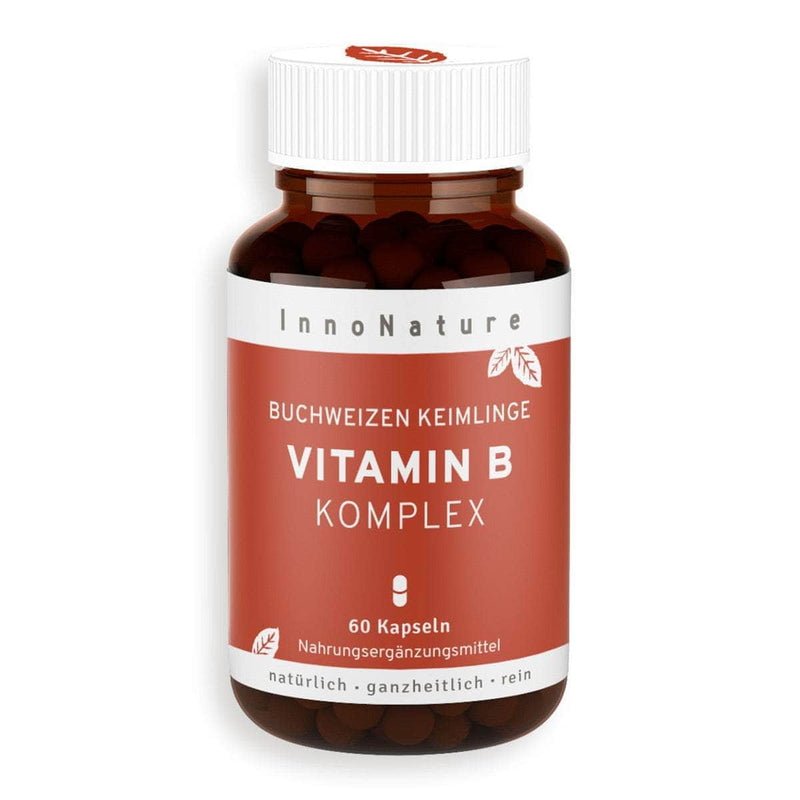 Innonature Vitamin B Komplex Kapseln - Produktbild weißer Hintergrund