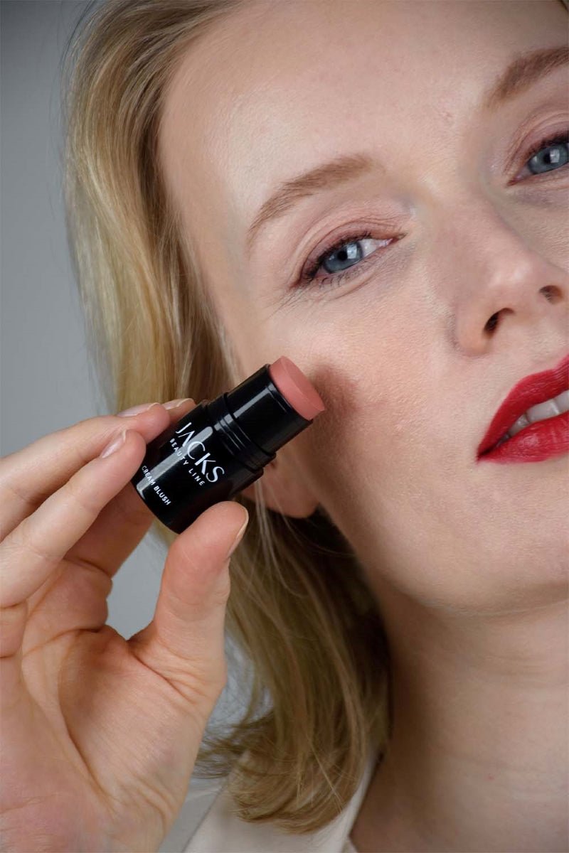 Jacks Beauty Line Cream Blush - Peach Model