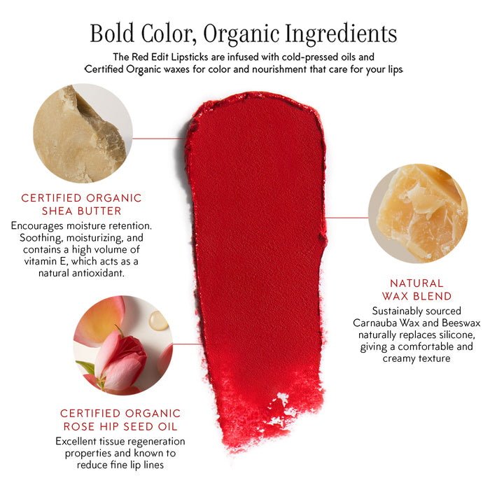 Kjaer Weis Lipstick The Red Edit - Fearless Ingredients