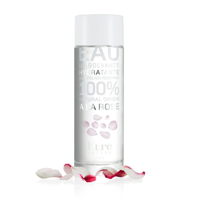 Kure Bazaar Nail Polish Remover Rose Mood with rose petals