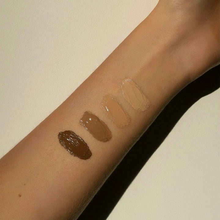 Getönte Sonnencreme LSF 30 - Swatches alle Farben