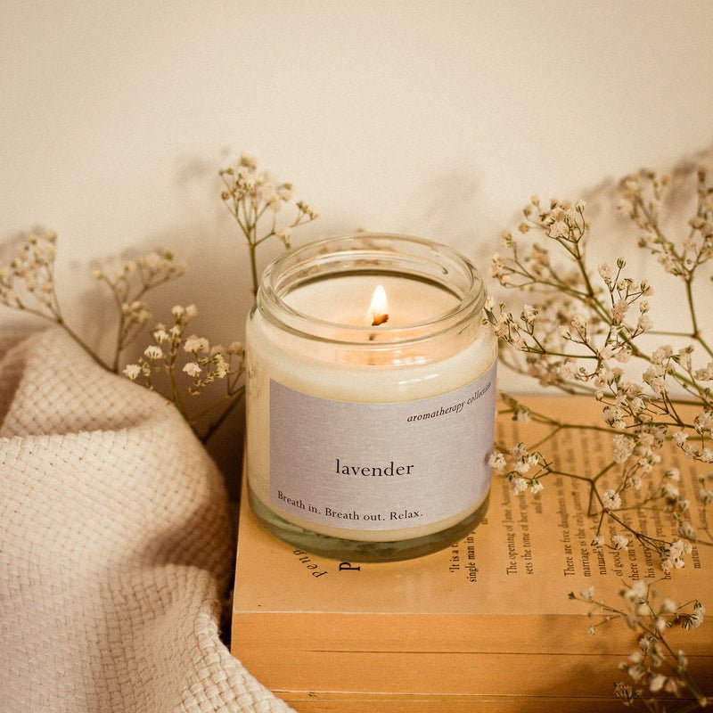 Lavender Aromakerze Mood