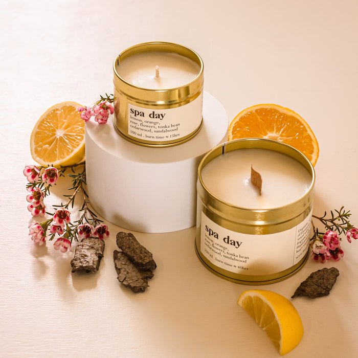 Spa Day Botanische Duftkerze Mit Holzdocht 250 ml