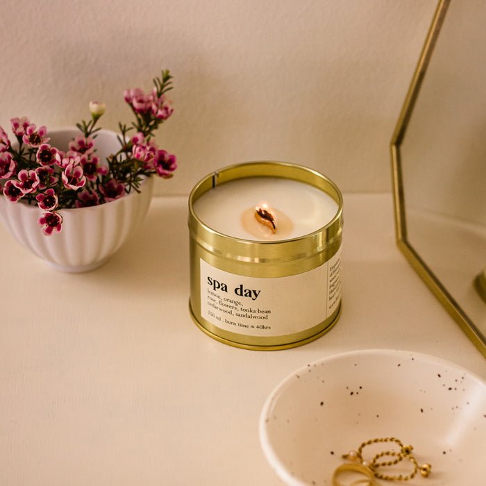 Spa Day Botanische Duftkerze Mit Holzdocht 250 ml
