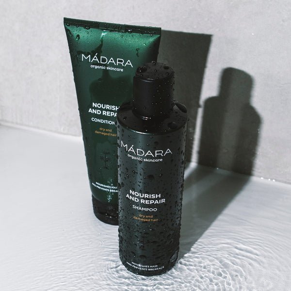 Mádara Nourish And Repair Shampoo and Conditioner