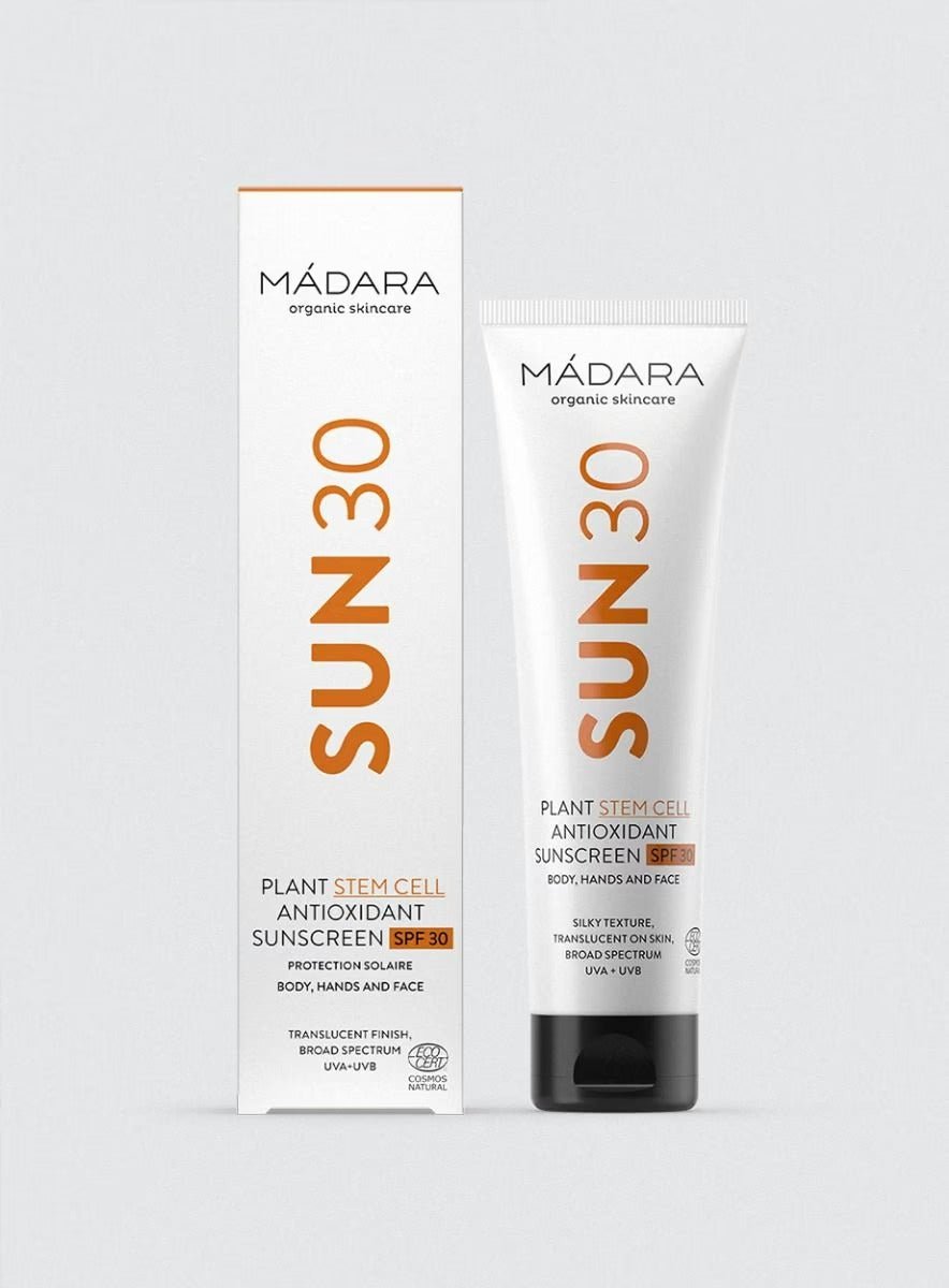 SPF30 Plant Stem Cell Antioxidant Body Sunscreen mit Verpackung