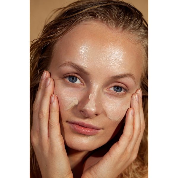 Mádara SPF50 Plant Stem Cell Ultra-Shield Sunscreen 40 ml - suncream on face