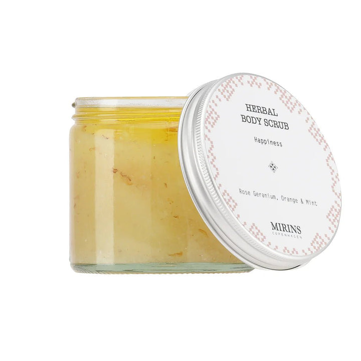 Body Scrub Happiness open jar