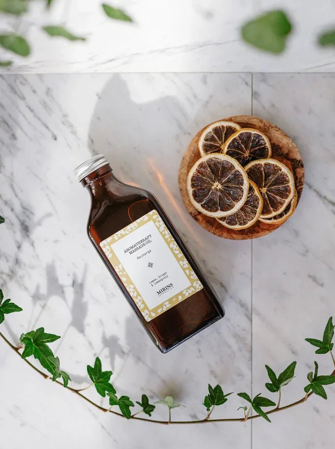 Massage Oil Recharge - Lemon, Ginger & Lemongrass 200 ml
