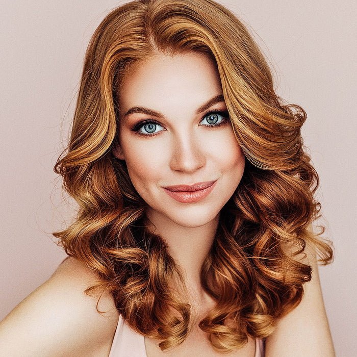 Noelie Honey Caramel Mix Blonde - Healing Herbs Hair Color Model