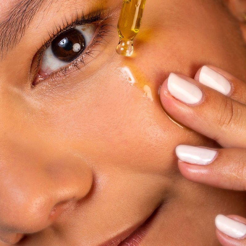 ODEN French Cherry Oil Anwendung - feuchtigkeitsspendendes Gesichtsöl für alle Hauttypen