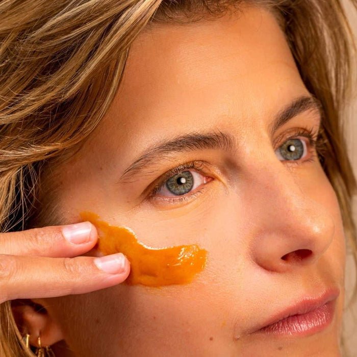 Oden French Honey Mask on Model