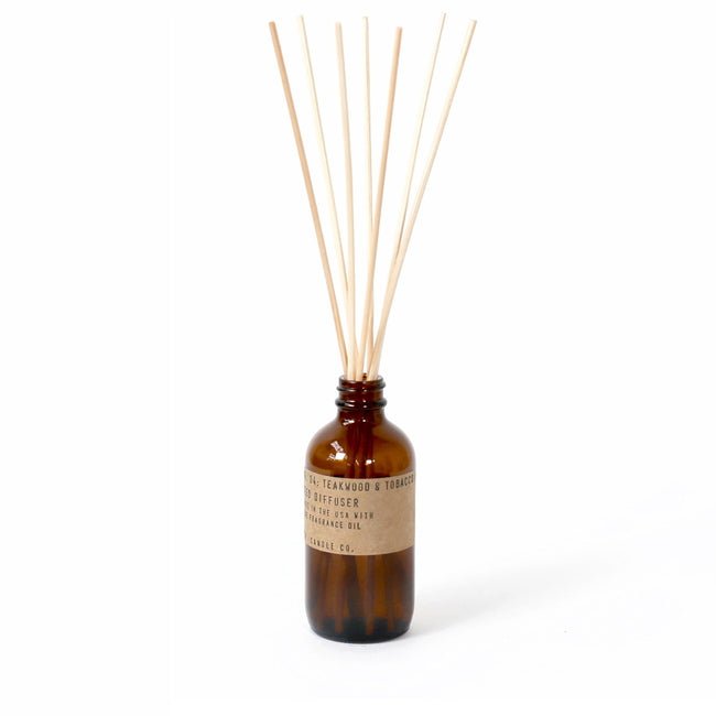 P.F. Candle Co. No. 04 Teakwood & Tobacco Reed Diffuser