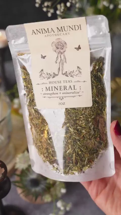 Mineral House Tea Nahaufnahme - Premium Kräutermischung zur Stärkung