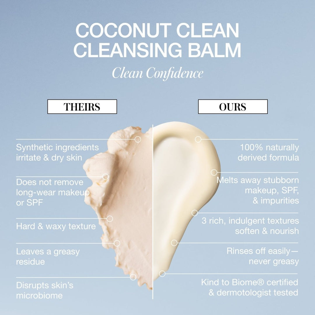 Coconut Clean Cleansing Balm - comparison