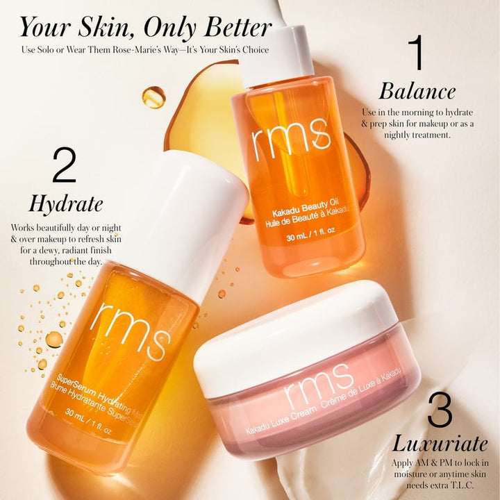 RMS Beauty Kakadu Beauty Oil 1 2 3