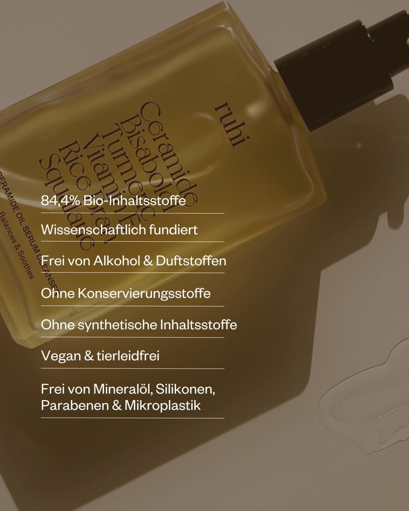 Ruhi The Ceramide Oil Serum Cleanser - was ist drin