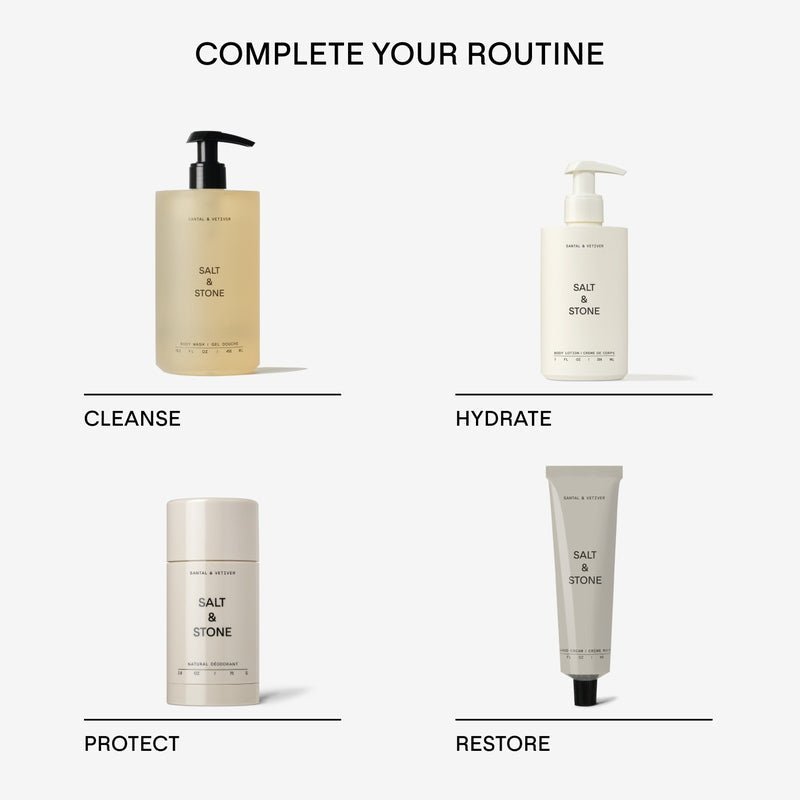 Salt & Stone Body Lotion Bergamot & Hinoki - compete your routine