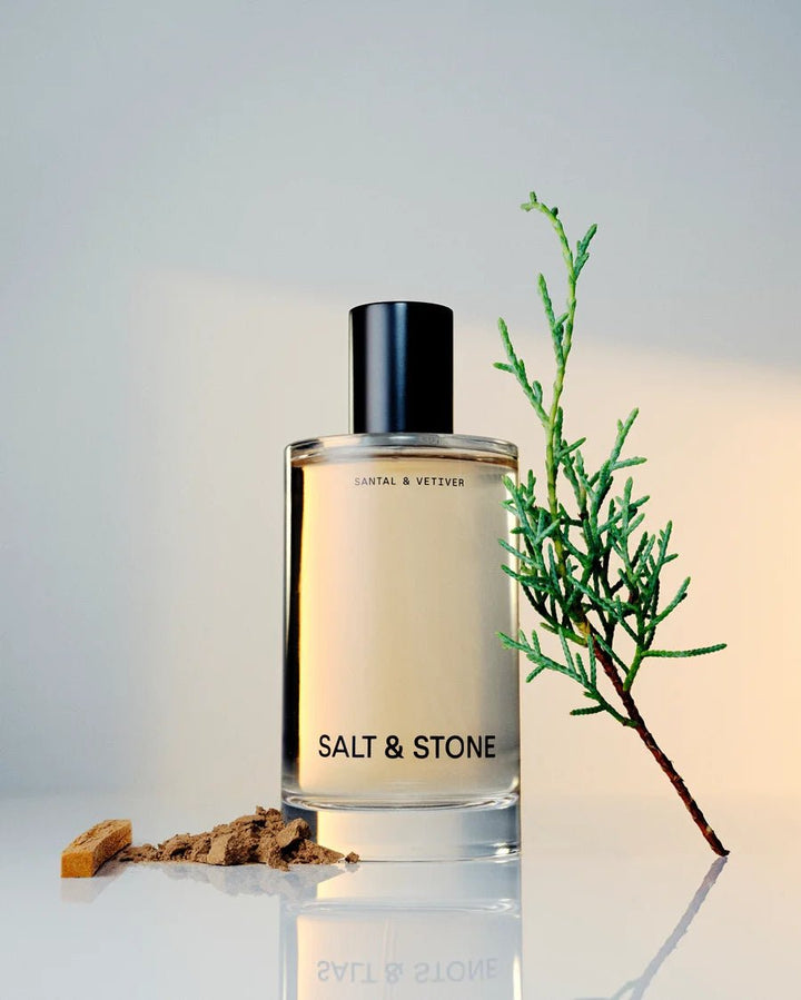 Salt & Stone Body Mist Santal & Vetiver - Natürliches Körperspray mit warmen Holznoten