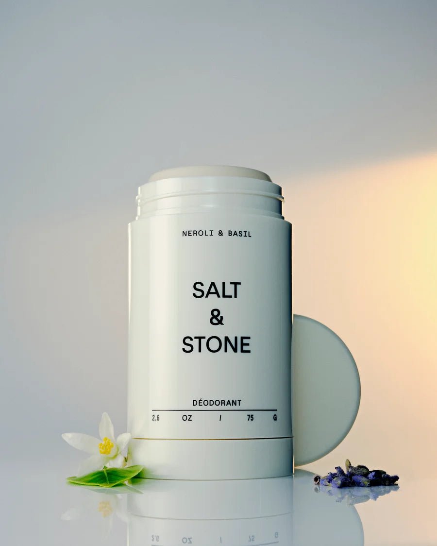 Salt & Stone natürliches Deo ohne Aluminium Neroli Basil Mood