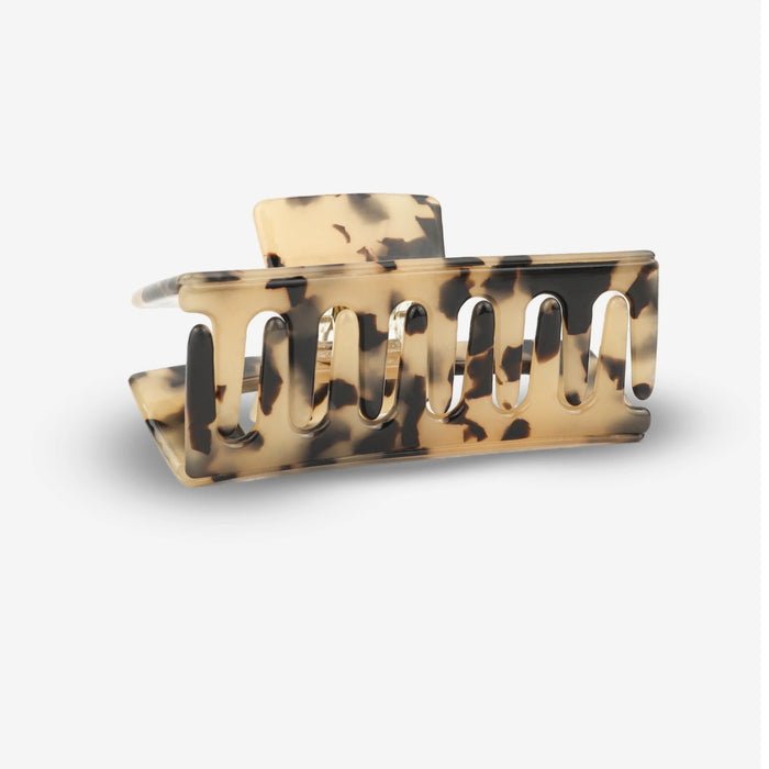Sasstie Crush Cheetah Haarklammer - von unten