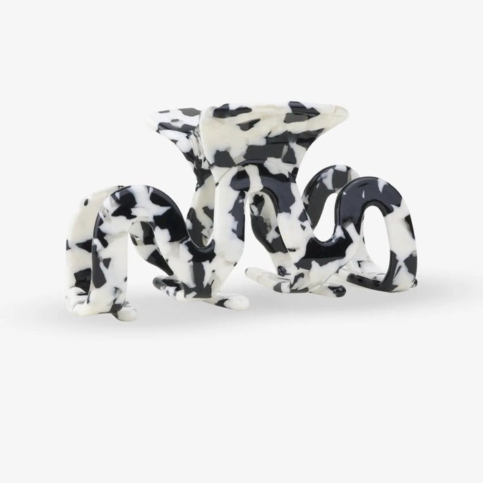 Grand Wave Black Marble Haarklammer Front