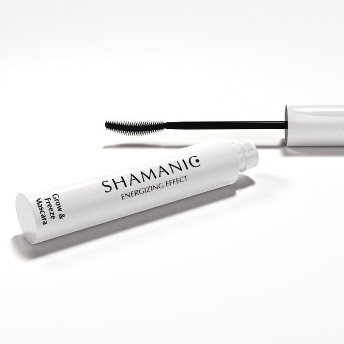 Shamanic Grow & Freeze Mascara Naturkosmetik - Doppelseitige Präzisionsbürste