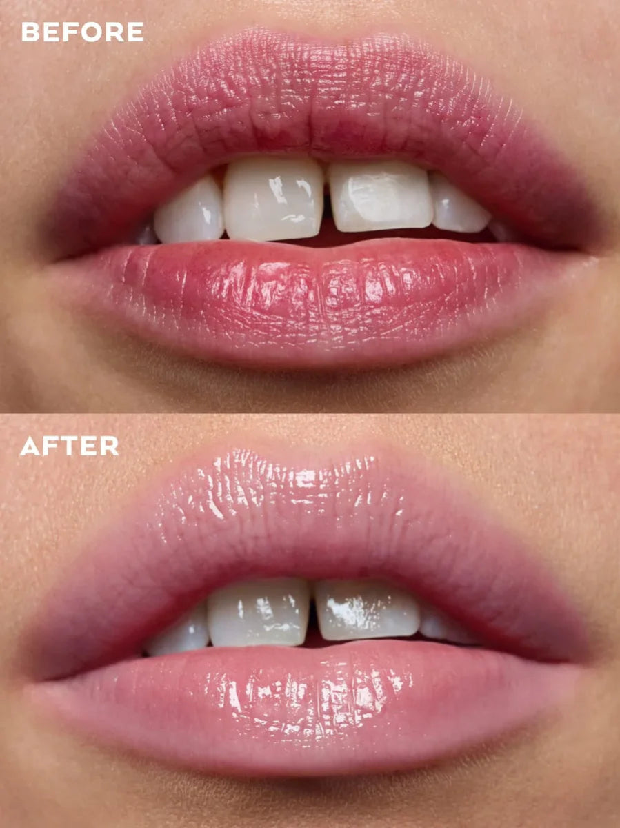 Und Gretel Gliz High-Shine Lip Oil - Cotton Candy 01 Model