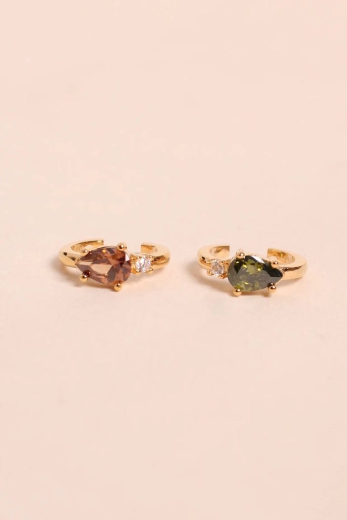 Waekura Daphné Earcuff Olive - Café und Olive